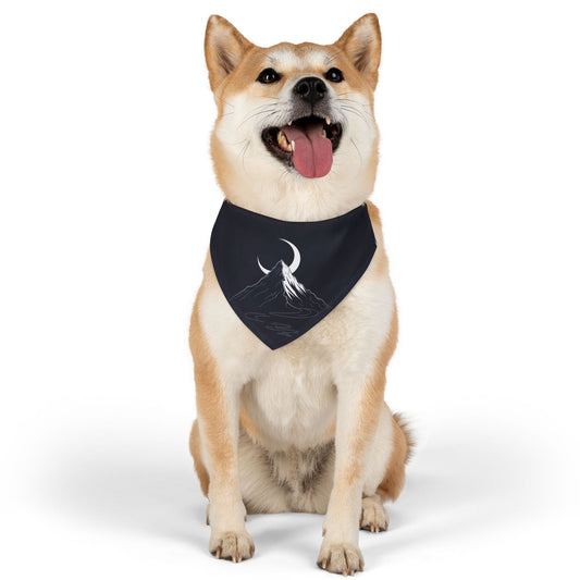 Premium Custom Pet Bandana with Photo - Luxury Designer Style